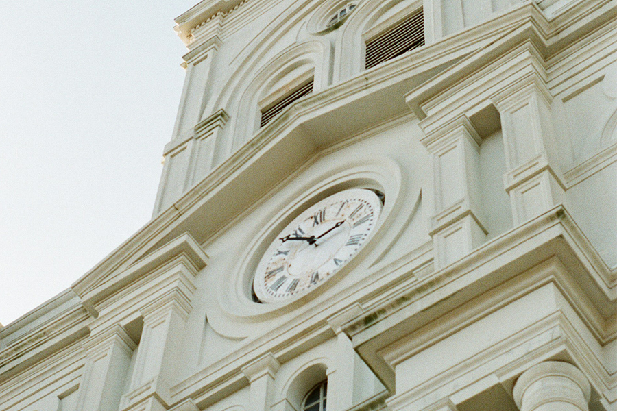 NOLA clock detail